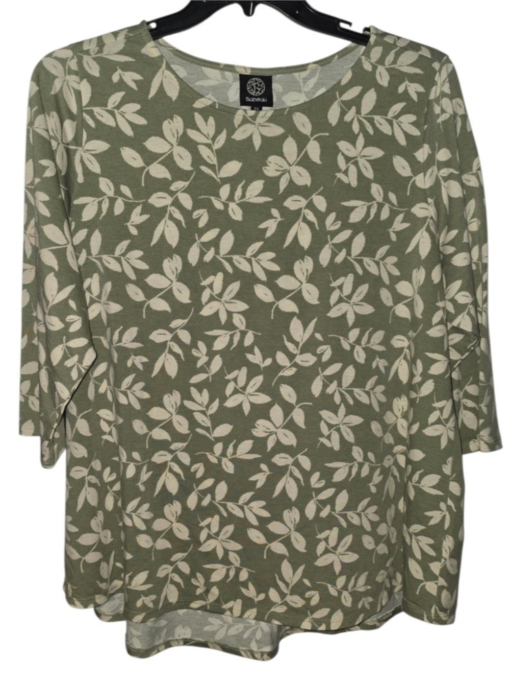 Bobeau 3/4 Sleeve Blouse Size 2X